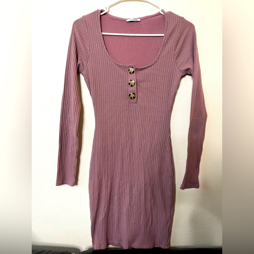 Fashion Nova Pink Valentines Day Dress